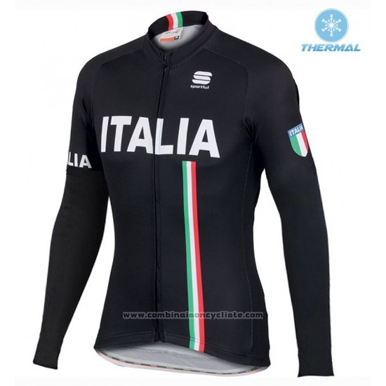 2016 Maillot Cyclisme IAM Blanc et Noir Manches Longues et Cuissard